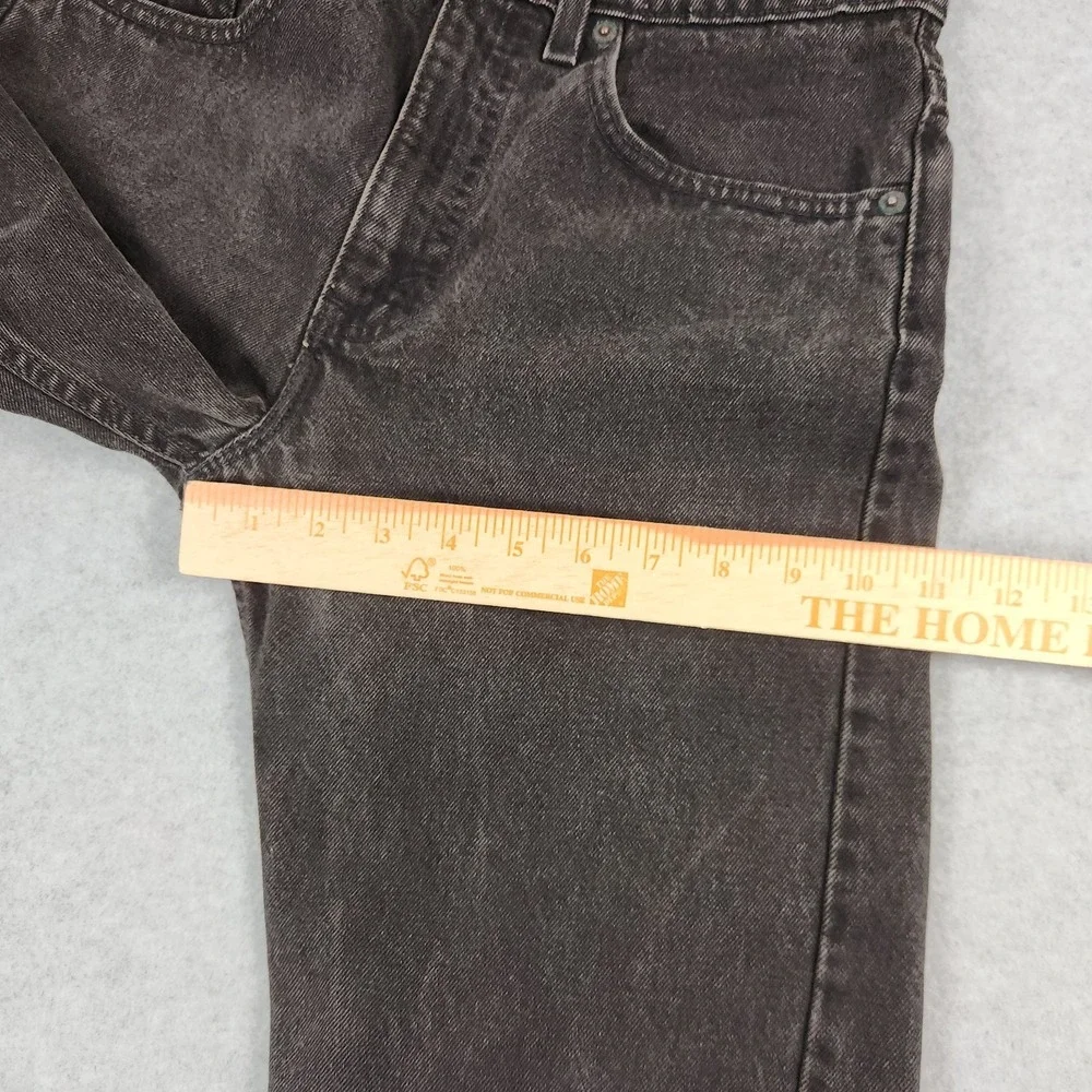 Vintage Levis 505 Jeans 31x34 (Actual 29x34) Black Straight Leg 90s Made In USA